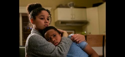 Still if Ja' Siah and Alisha Wainwright in Reading Dion Season 2