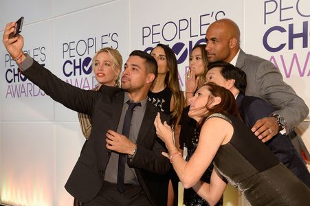 Piper Perabo, Wilmer Valderrama, Jordana Brewster, Ken Jeong, Boris Kodjoe, Molly Shannon, and Jamie Chung at an event f