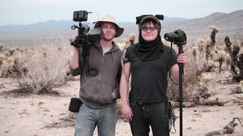 Eric Gerber and Drew Rosas filming Pester