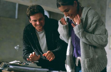 Colin Firth and Lúcia Moniz in Love Actually (2003)