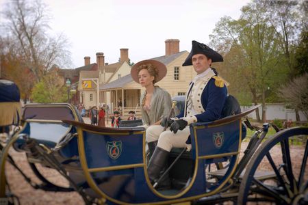 Ksenia Solo and Owain Yeoman in TURN: Washington's Spies (2014)