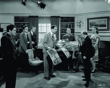 Leon Ames, William Powell, Morris Ankrum, Wally Cassell, Tom Dugan, Donald MacBride, Donald Meek, and Helen Vinson in Th