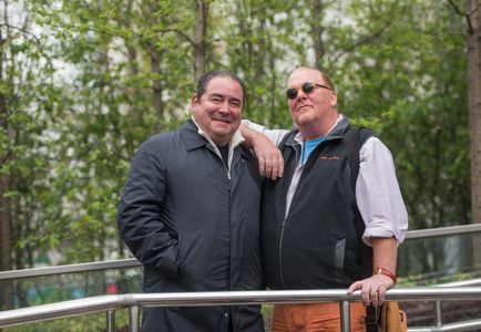 Emeril Lagasse and Mario Batali in Eat the World with Emeril Lagasse (2016)