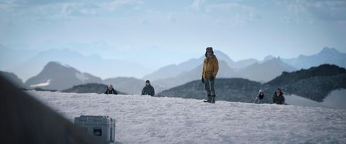 Kurt Russell, Ren Watabe, Anna Sawai, Kiersey Clemons, and Bruce Baek in Monarch: Legacy of Monsters (2023)