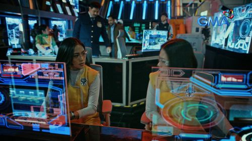 Elle Villanueva and Sophia Senoron in Voltes V: Legacy (2023)