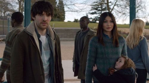 Gemma Chan, Colin Morgan, Ivanno Jeremiah, Emily Berrington, Pixie Davies, and Sope Dirisu in Humans (2015)