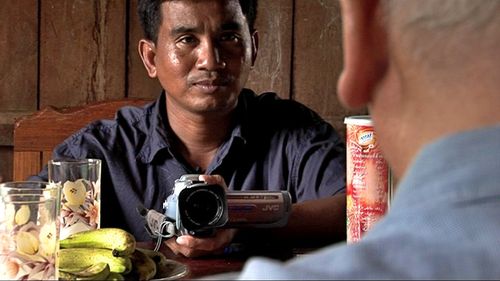 Nuon Chea and Thet Sambath in Enemies of the People (2009)