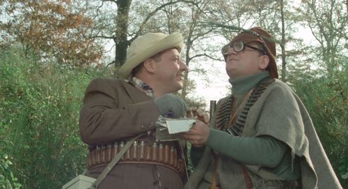 Gigi Reder and Paolo Villaggio in Fantozzi 2 (1976)