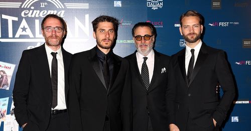 Andy Garcia, Valerio Mastandrea, Luca Marinelli, and Alessandro Borghi