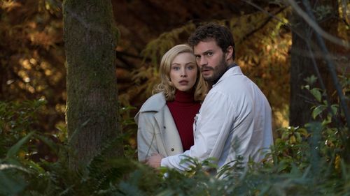 Sarah Gadon and Jamie Dornan in The 9th Life of Louis Drax (2016)