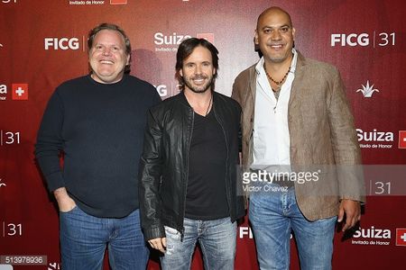 Director Fernando Lebrija (Center),with Producer Pablo Lebrija (left) at the Guadalajara Int. Films Fest!