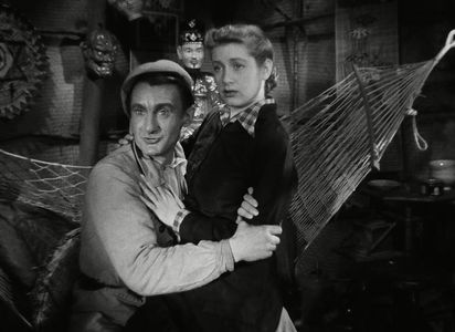 Blanchette Brunoy and Robert Le Vigan in It Happened at the Inn (1943)