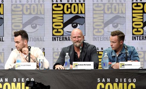 Joe Gilgun, Graham McTavish, and Ian Colletti at an event for Preacher (2016)