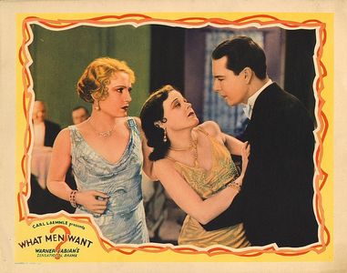 Barbara Kent, Ben Lyon, and Pauline Starke in What Men Want (1930)