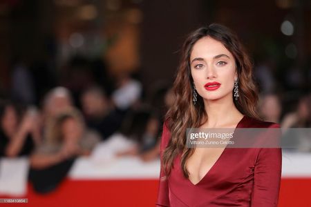 Denise Capezza attends the red carpet of the movie Negramaro L'anima vista da qui during Rome Film Festival