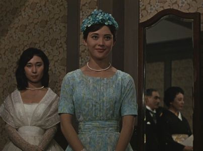 Ryûji Kita, Kuniko Miyake, and Mariko Okada in Late Autumn (1960)