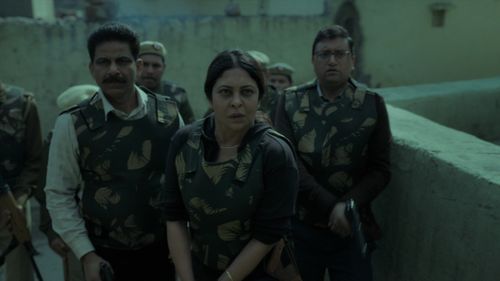 Shefali Shah and Anurag Arora in Delhi Crime (2019)