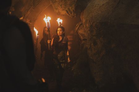 Ivana Baquero and Poppy Drayton in The Shannara Chronicles (2016)