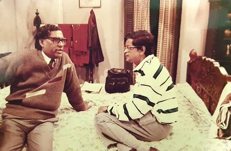 Humayun Ahmed and Nawazish Ali Khan in Ayomoy (1988)