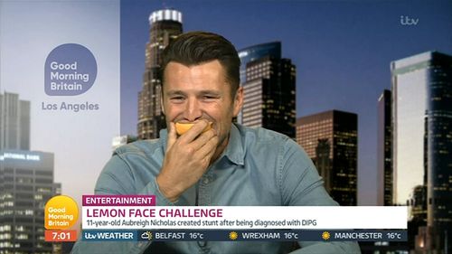 Mark Wright in Good Morning Britain (2014)