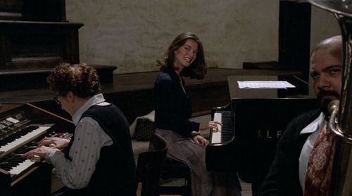 Franco Javarone and Elizabeth Labi in Orchestra Rehearsal (1978)