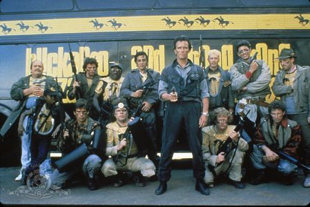 Jeff Goldblum, Peter Weller, Bill Henderson, Damon Hines, Gerald Peterson, Michael Santoro, Pepe Serna, Lewis Smith, and