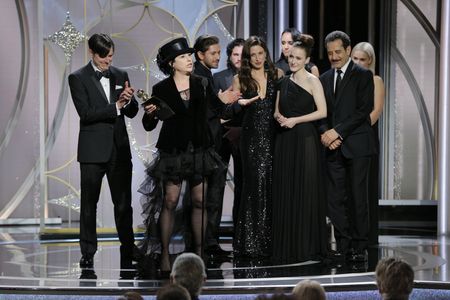 Tony Shalhoub, Marin Hinkle, Daniel Palladino, Amy Sherman-Palladino, Michael Zegen, Rachel Brosnahan, Kit Harington, Em