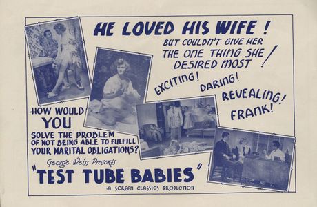 Dorothy Duke and Timothy Farrell in Test Tube Babies (1948)