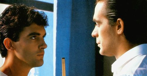 Antonio Banderas and Nacho Martínez in Matador (1986)