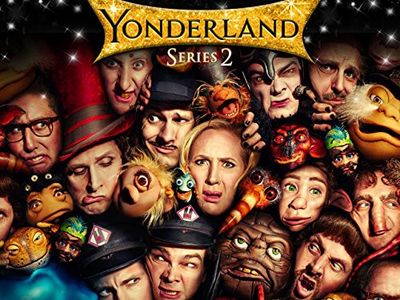 Simon Farnaby, Jim Howick, Martha Howe-Douglas, Ben Willbond, Mathew Baynton, and Laurence Rickard in Yonderland (2013)