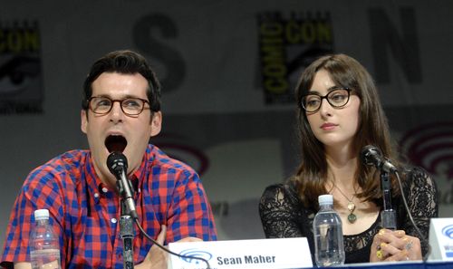 Sean Maher and Jillian Morgese at an event for Much Ado About Nothing (2012)