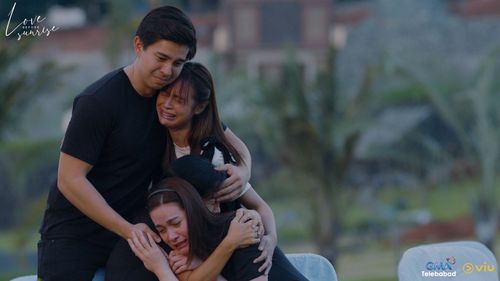 Cheska Fausto, Bea Alonzo, and Rodjun Cruz in Love Before Sunrise (2023)