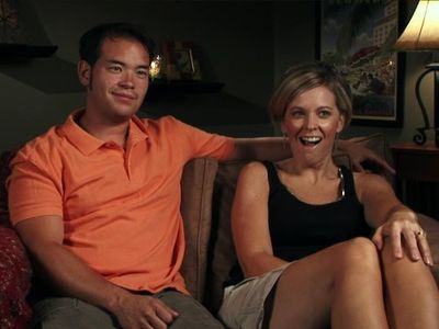 Kate Gosselin and Jonathan Gosselin in Jon & Kate Plus 8 (2007)