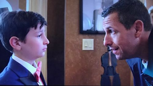 Still of Jake Lippmann and Adam Sandler taken from 