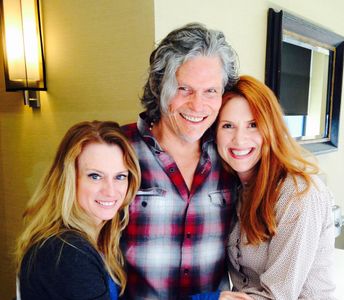 Stacia Crawford, Jeff Kober, Summer Crockett-Moore on the set of Lost Cat Corona