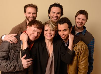 Corby Sullivan, Marcus DeAnda, Amy Seimetz, Bill Heck, Richard C. Jones, and Alfredo Maduro at an event for Pit Stop (20