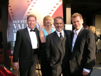 Dan and Deb Chinander with Producer Mike Madden and Actor Todd Sherry at the San Fernando International Film Festival