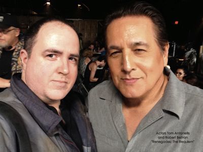 Actors Tom Antonellis and Robert Beltran, 