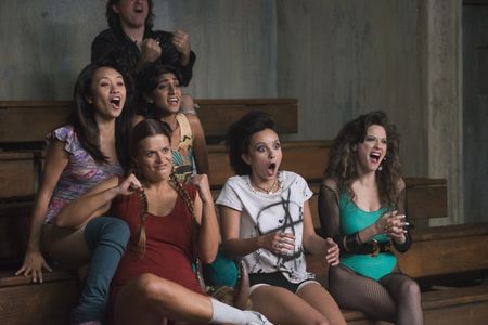 Marianna Palka, Jackie Tohn, Ellen Wong, Sunita Mani, Alex Rich, and Britt Baron in GLOW (2017)