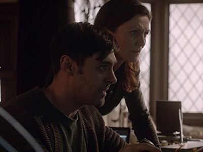 Michelle Fairley and Liam Garrigan in 24: Live Another Day (2014)