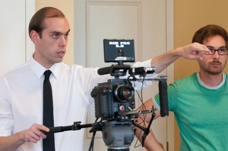 Writer/Director Jeff Ferrell on the set of his film GHOSTLIGHT.