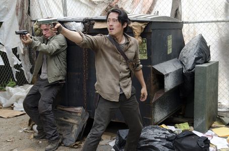 Michael Traynor and Steven Yeun in The Walking Dead (2010)