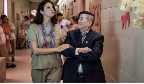 Lea DeLaria and Beth Dover in Orange Is the New Black (2013)