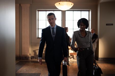 Christopher Cassarino and Emayatzy Corinealdi in the Hulu legal drama, Reasonable Doubt.