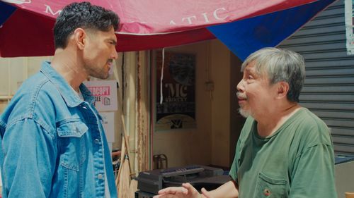 Bodjie Pascua and Jet Alcantara in Black Rider (2023)