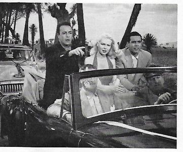 Joi Lansing, Carlos Navarro, and Jorge Treviño in The Brave One (1956)