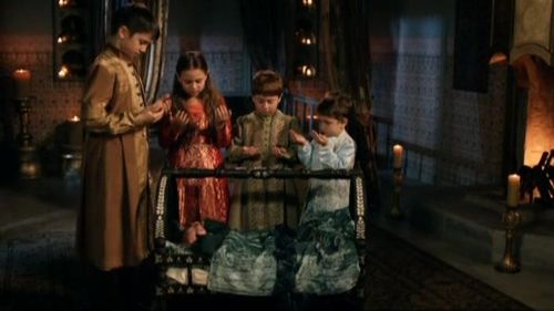 Özgür Ege Nalci, Melis Mutluç, Arda Anarat, and Yigit Üst in The Magnificent Century (2011)