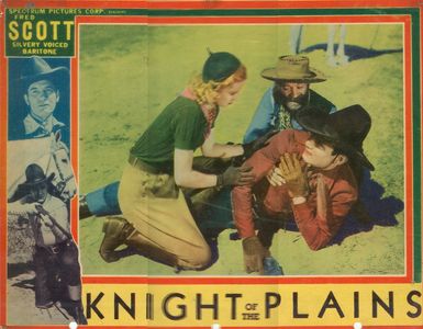 Fred Scott, Al St. John, Marion Weldon, and White King in Knight of the Plains (1938)