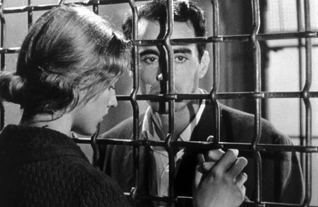 Marika Green and Martin LaSalle in Pickpocket (1959)