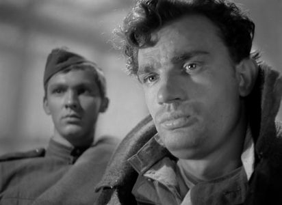 Vladimir Ivashov and Evgeniy Urbanskiy in Ballad of a Soldier (1959)